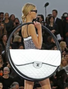 Lagerfeld's Hula Hoop purse for Chanel - now where are my mints?