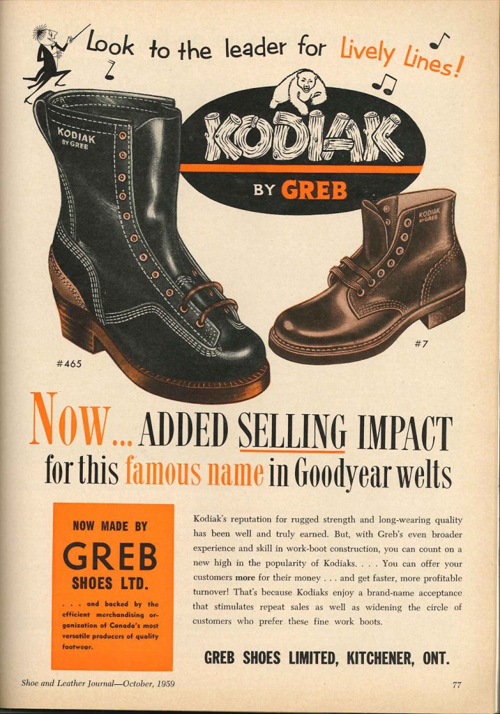 vintage greb kodiak boots